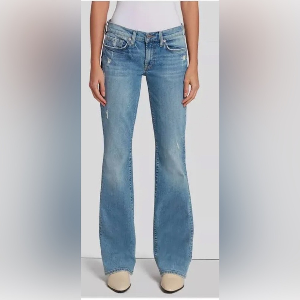 low rise 7 for all mankind jeans